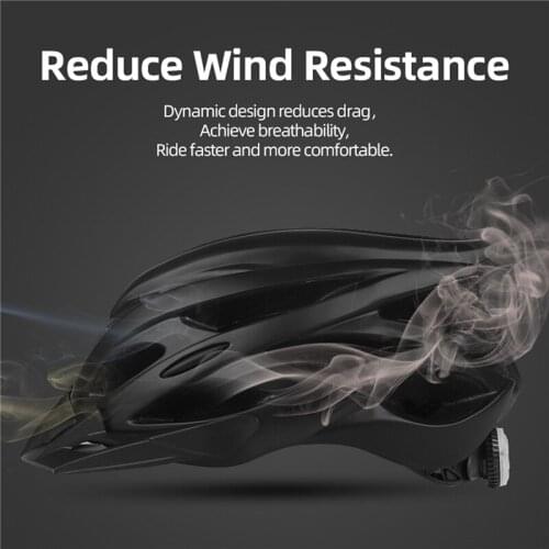 Sports Ridding Safety Helmet with Taillights, 24 Ventilation Holes, Adjustable Head Circumference Detachable Brim Nylon Button