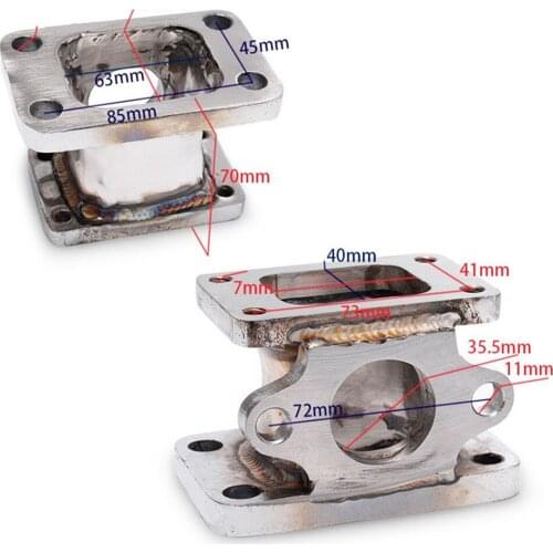 T25 T2 To T3 Car Exhaust Adapter Flange Turbo External Wastegate