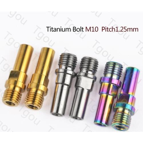 Tgou V Brake Base Post M10 Pitch 1.25mm Titanium MTB BMX Ti Stud Post Bolt Bike Service Parts 1pair