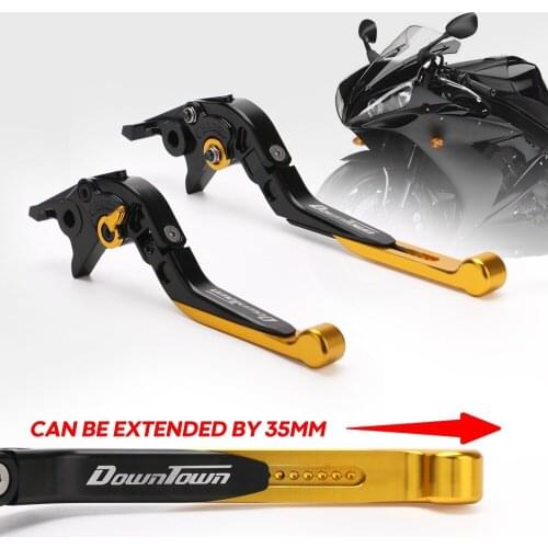 Brake Clutch Lever For KYMCO DownTown 350 300i DOWN TOWN 125/200/300/350 Motorcycle Accessories Folding Extendable