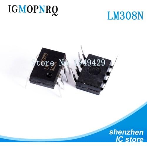 10PCS LM308N DIP8 LM308 308N Operational amplifier op amp New fast delivery