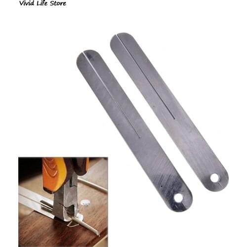 2PCS Fret Puller Fret Board Finger Board Fret Repair Tool Protector Steel Plate For Electric Guitar And Bass