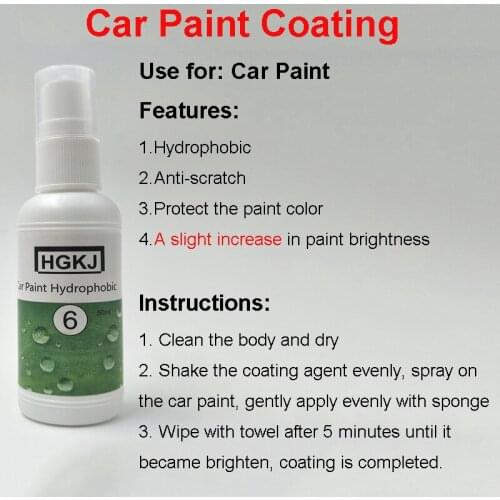 20ml/50ml Car Painting Protective Foil Hydrophobic Anti-scratch Long-lasting Protection Drive Deep Gloss Car Paint Coating Kit