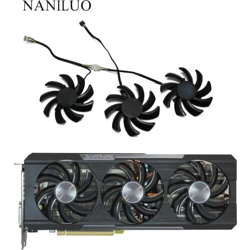 3 шт./компл. FDC10H12S9-C R9 290 Tri-X OC GPU VGA кулер вентилятор для Sapphire R9 390 8G PRO R9 390X8G D5 OC Tri-X охлаждение д