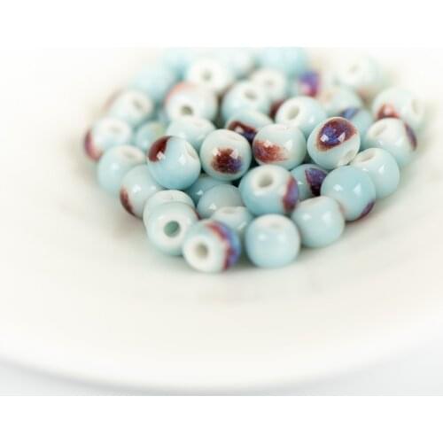 6# 100pcs Standard bead Quality Ceramic beads for necklace making sell by bags Jewlery&Accessories ceramics beads #IY219