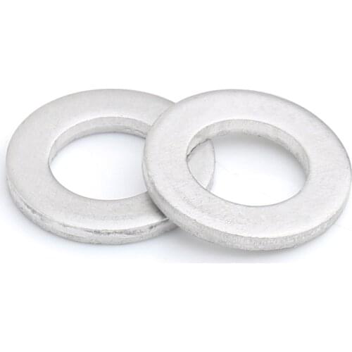 Aluminum Washers Gasket Thickness M5 M6 M8 M10 M12 M14 M16 M18 M20 M22 M24 Flat Metal Washer Gasket Aluminum Sealing Rings