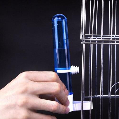 65ML Bird Water Dispenser Automatic Plastic Hanging Parrot Water Feeder Bird Waterer Small Water Bottle Water Container Legendog