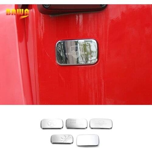 BAWA Car Stickers for Jeep Wrangler JK 2007-2017 ABS Left Tail Light Sequins Protect Sticker