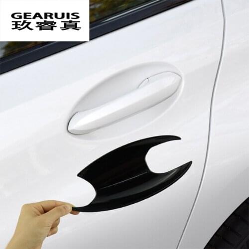 Car Styling For BMW 3 Series G20 G28 Outer Door Bowl Door Handle Protective Frame Sticker Cover Trim decoration auto Accessories