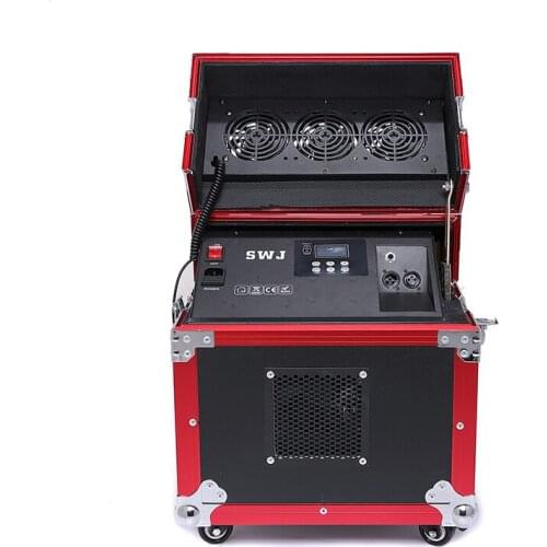Double Fog Machine Wedding Props Stage Light Mist Machine Bar Special Effects Smoke Low Fuel Consumption Dry Ice Smoke Machine