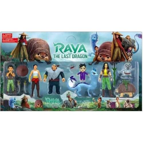 Raya and The Last Dragon Toys Disney Movie Princess Raya Model Action Figure Dolls PVC Toys for Boys Girls Kids Birthday Gift