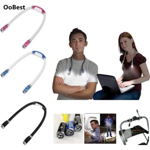 Flexible Portable Light Double LEDs Headlamp Repair Tool Outdoor Camping Mountaineering Night Fishing Flashlight Hanging Lamp