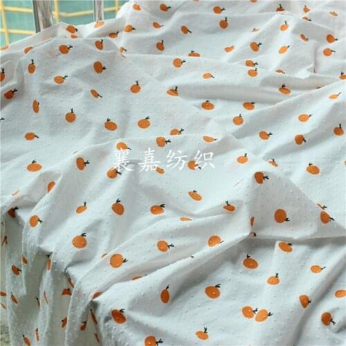 Cotton Fabric Pure Cotton Dot Cut-print Childrens Clothing Shirt Skirt Fabric Handmade DIY