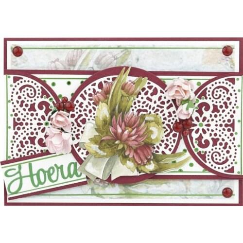 JMCRAFT 2021 New Pretty Oval Flower Frame Metal Cutting Dies Scrapbook Mold Cutting Mold DIY Crafts Handmade Dies