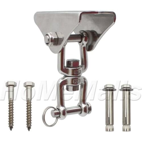 Swing Hangers Set Heavy Bag Hanger Suspension Hooks SUS304 Ceiling Hanging Kit For Sandbag Swing Yoga Hammock Chair Gym Training