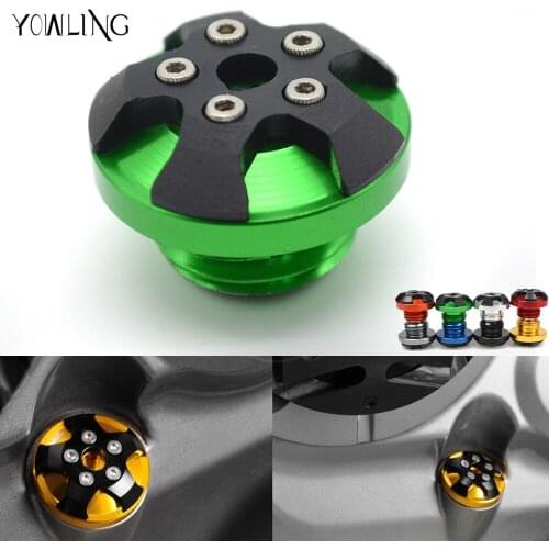 Motorcycle CNC magnetic engine oil filler cap Moto Bike Engine Oil Cap For Kawasaki Ninja 650 ABS Ninja 650 Ninja1000 ABS 1000
