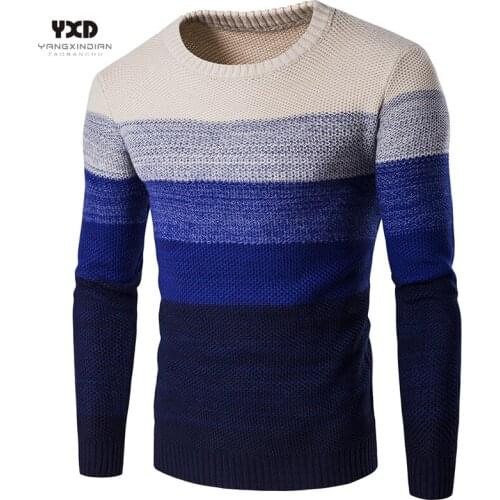 Men clothes Man Pullover Sweater Mens clothing Mans Sweaters Jumper Man New Fashion Brand Spliced Knitted Sweater korean clothes