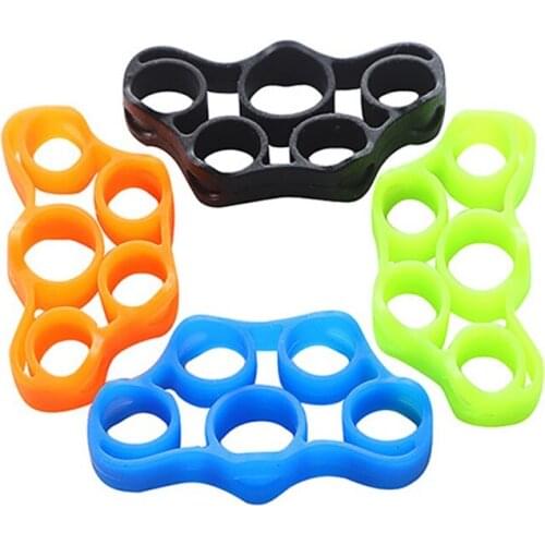 Finger Stretcher Finger Trainer Silicone Grip Combination Set Rally And Grip Ring Hand Grips Fitness Equipments