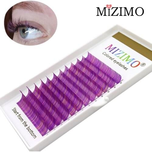 New Color Grafting Eyelash 8-13mm Mixed Multi-color Mixed Makeup Eyelash Extension Tool