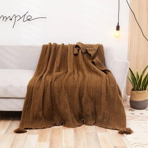 TONGDI Boho Raschel Blanket Soft Thickened Lace Warm Knitting Eco-friendly Luxury Decor For Cover Sofa Bed Bedspread Winter