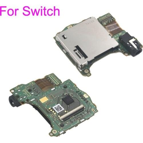 Original Game Card slot with headset motherboard PCB Replacement repair parts For Nintend Switch NS Switch Game Console