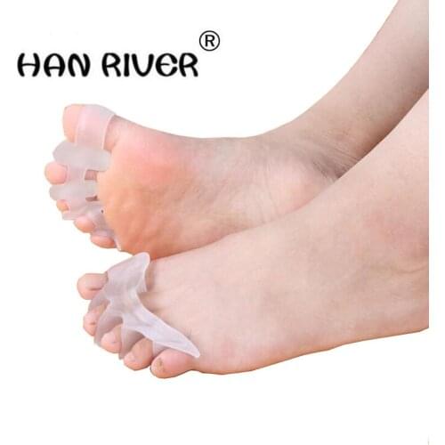 HANRIVER Hallux valgus orthotics sebs toe separator, day and night with adult cloven feet bone suspension slow pressure