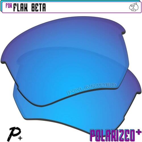 EZReplace Polarized Replacement Lenses for - Oakley Flak Beta Sunglasses - Blue P Plus