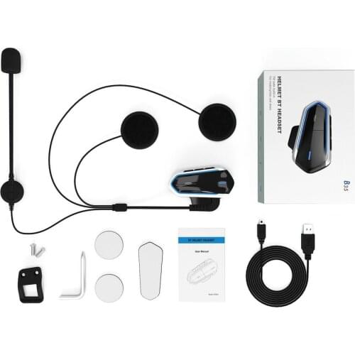 QTB35 Motorcycle Helmet Intercom Helmet For Motorcycle Helmet Interphone Motorcycle Intercom Headphones FM Radio