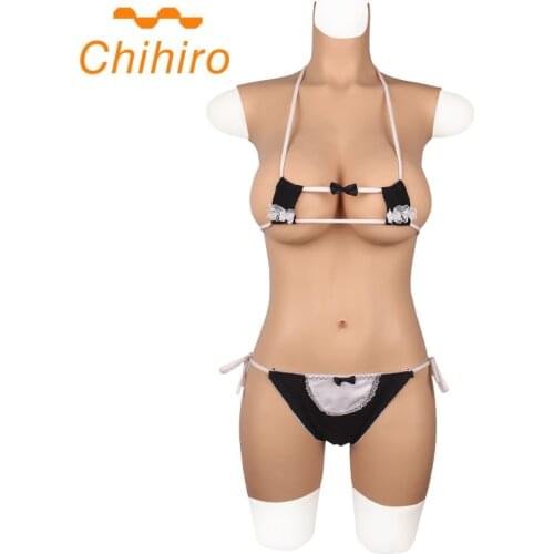 Realistic Silicone Bodysuit Breast Forms Big Huge False Boobs with Fake vagina G cup for crossdresser Shemale Drag Queen Cosplay