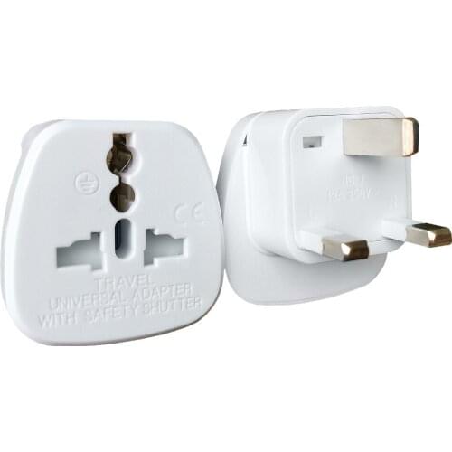 US/ EU /CN/AU to UK Plug Travel Adapter Universal International World Travel Adapter Outlet Socket Adaptor Small and light