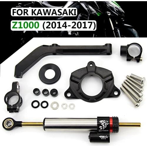 Z1000 z1000 Motorcycle Steering Damper Stabilizer Bracket Mounting For Kawasaki Z1000 2014 2015 2016 2017