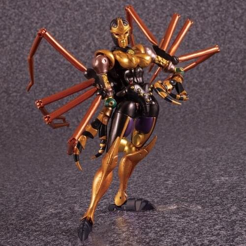 Transformation BW MP46 MP-46 Beast Wars Blackarachnid MM001 Alloy Splier Warrior Mini Action Figure Robot Toys With Box