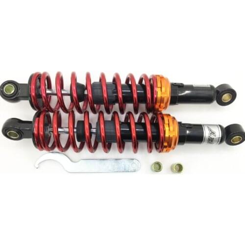 Universal 11" 280mm Motorcycle Air Shock Absorber Rear For Yamaha Honda Kawasaki Suzuki