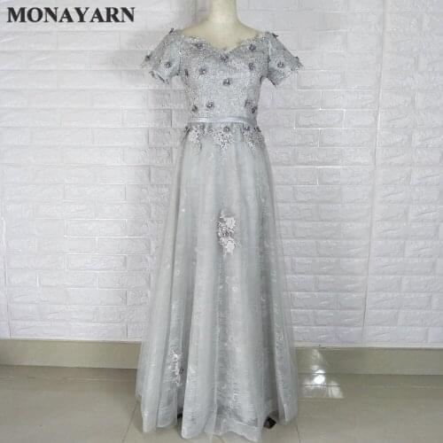 Short-sleeved evening dress new shelves fashion chiffon elegant 2017 high-quality formal party dress