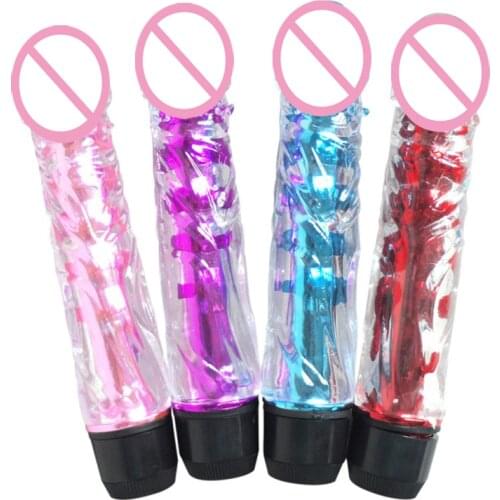 Feeler PENIS Vibrator Hot Sale Girls Adult Sex Toys Clitoris Orgasm Gspot Soft Bullet Vibrating Massager Stimulators Dildo 7inch