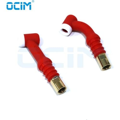 SR-26F /26FV WP26F WP26FV Red TIG Welding Torch Head With Black Welding Handle