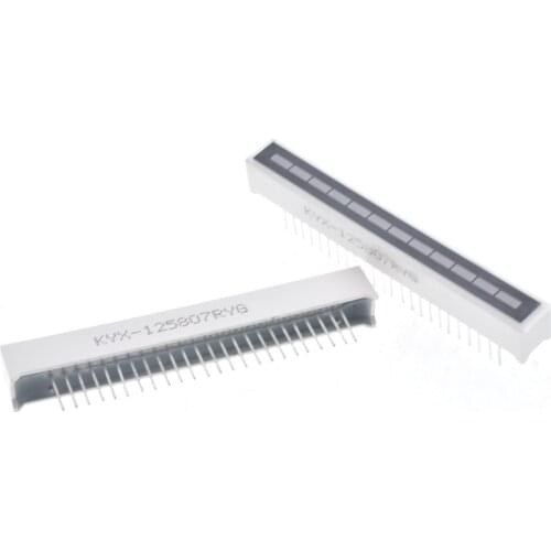 10PCS x 12 Segment 4 RED + + 4 Yellow + 4 Green 7*58mm Digital LED Bar Display LED Parts