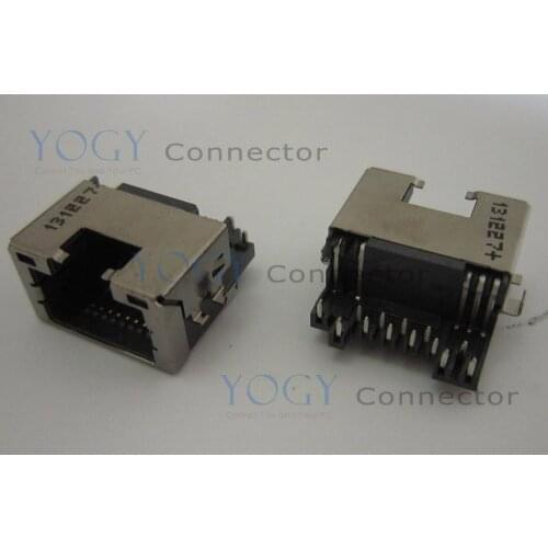 5pcs Laptop MotherBoard Common use Female RJ45 Jack Connector With LED