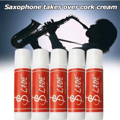 5 Tubes Saxophone Cork Grease Lubricant Flute Clarinet Cork Fingers Without Paste Musical Instrument Accessories Applied