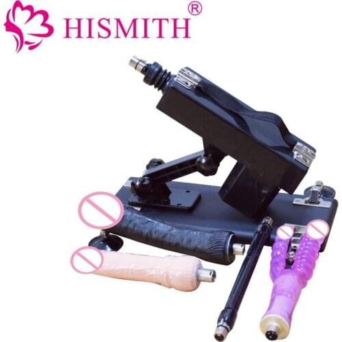 Automatic Retractable Sex Machine for Women, Adjustable Speed Pumping Gun with Double Dildo, Version Female Love Machine