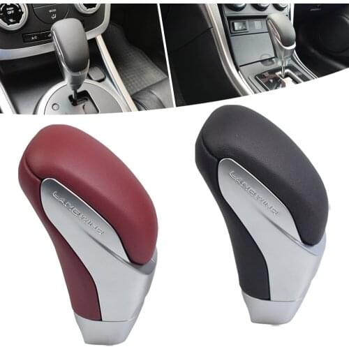 Car High Qualuty Gloss Matte AT Leather Gear Knob Shift Head for Mazda MX-5 2010 year Car Level Aceesories Stick