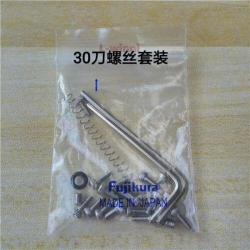 Free Shipping CT-30 Fiber Optic Cleaver Screws Accessories Spring Gaskets Spanner Fixing Debugging Wrench