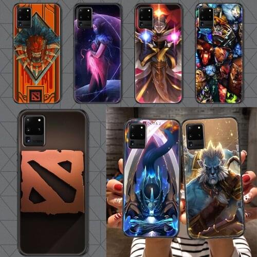 Game dota dota2 Phone case For Samsung Galaxy Note 4 8 9 10 20 S8 S9 S10 S10E S20 Plus UITRA Ultra black pretty Etui silicone