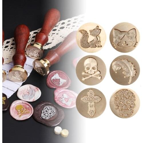 Retro Wax Seal Wood Stamp Classic Sealing Wax Seal Stamp Ancient Seal Post Decorative Antique Vintage DIY Stamp Gifts Decorative