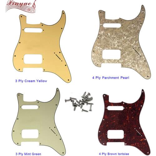 Pleroo Guitar Parts - For FD US 11 Screws Hole Standard Start HS Guitar pickguard screw with No knob hole