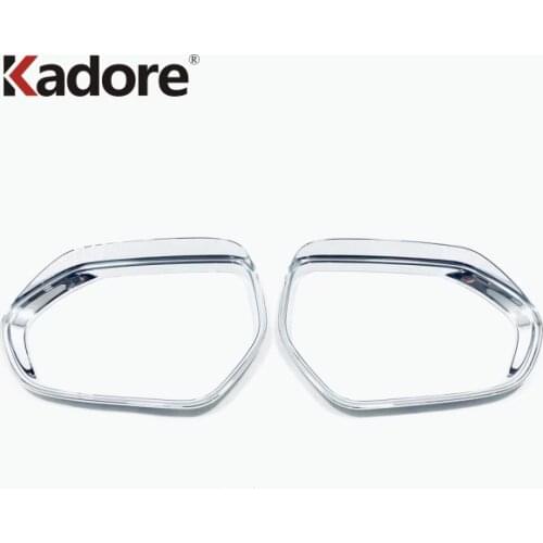 For Toyota C-HR CHR 2016-2019 Chrome Side Door Mirror Cover Rear View Trim Rain Guard Visor Shade Bezel Frame 2017 2018