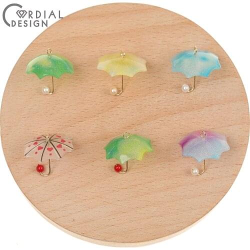 Cordial Design 50Pcs Jewelry Findings & Components/Charms/Umbrella/DIY Pendant/Hand Made/Jewelry Accessories/Earrings Making