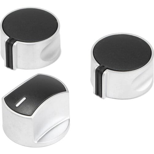 Metal Silver Universal Silver Gas Stove Knobs Cooker Oven Hob Kitchen Switch Control Newest 168 button/302 button/302C button