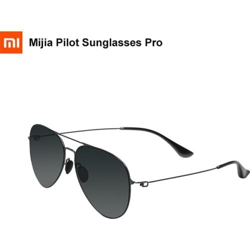 Xiaomi Mijia Fashion Pilot Sunglasses Nylon Polarized Sun Glasses Men Women Stainless Steel Frame Anti-glare Driving Eyewear