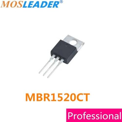 Mosleader MBR1520CT TO220 50PCS DIP MBR1520 High quality